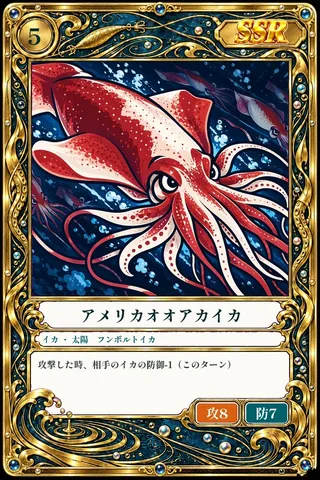 ガチャで引けるカードの例